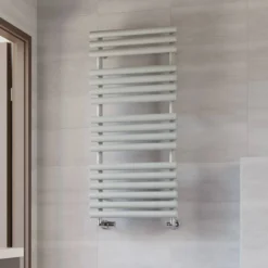 Terma Rolo Brushed Brass Heated Towel Radiator - 1800 X 520mm -Vado Shop terma rolo room heated towel rail salt and pepper 1085x520mm lifestyle 1