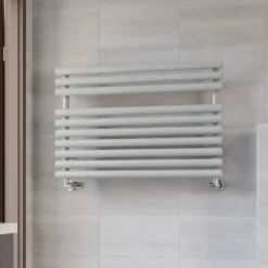 Terma Rolo Brushed Brass Heated Towel Radiator - 1800 X 520mm -Vado Shop terma rolo room heated towel rail salt and pepper 590x900mm lifestyle 1