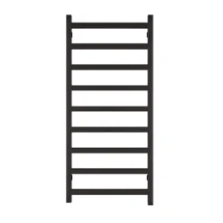 Terma Simple One Electric Heated Towel Rail With Heating Element - Heban Black - 1440 X 500mm 7 Terma Simple One Electric Heated Towel Rail With Heating Element - Heban Black - 1440 X 500mm -Vado Shop terma simple one electric heated towel rail heban black 1080x500mm cutout 1