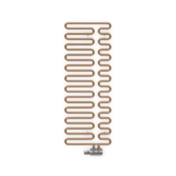 Terma Swale Heated Towel Rail - Traffic White - 1244 X 465mm -Vado Shop terma swale heated towel rail bright copper cutout 1
