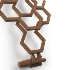 Terma Vario Twins Jet Black All In One Integrated 50mm Valves With Pipe Masking Set - Left 30 Terma Vario Twins Jet Black All In One Integrated 50mm Valves With Pipe Masking Set - Left -Vado Shop terma vario twins bright copper integrated 50mm valves right lifestyle