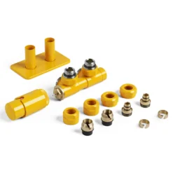 Terma Vario Twins Jet Black All In One Integrated 50mm Valves With Pipe Masking Set - Left 25 Terma Vario Twins Jet Black All In One Integrated 50mm Valves With Pipe Masking Set - Left -Vado Shop terma vario twins mustard integrated 50mm valves left cutout scaled