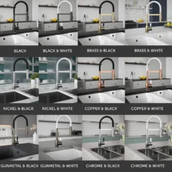 The Tap Factory Vibrance Shaker Brushed Copper Mono Pull Out Kitchen Mixer Tap With White Spout -Vado Shop the tap factory shaker pull out tap options scaled