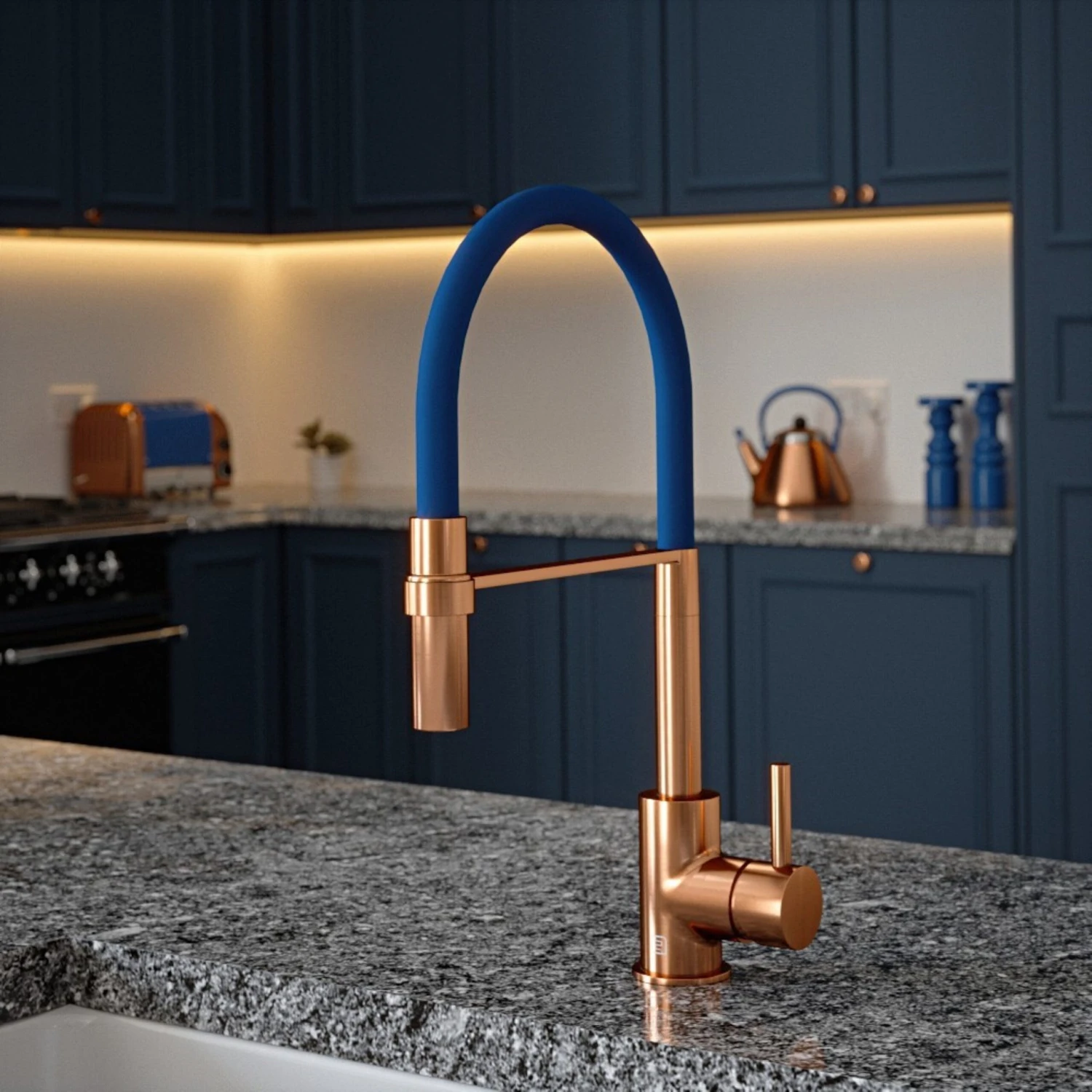 The Tap Factory Vibrance Tube Brushed Copper Mono Pull Out Kitchen Mixer Tap With Green Tea Spout 5 The Tap Factory Vibrance Tube Brushed Copper Mono Pull Out Kitchen Mixer Tap With Green Tea Spout - Image 5