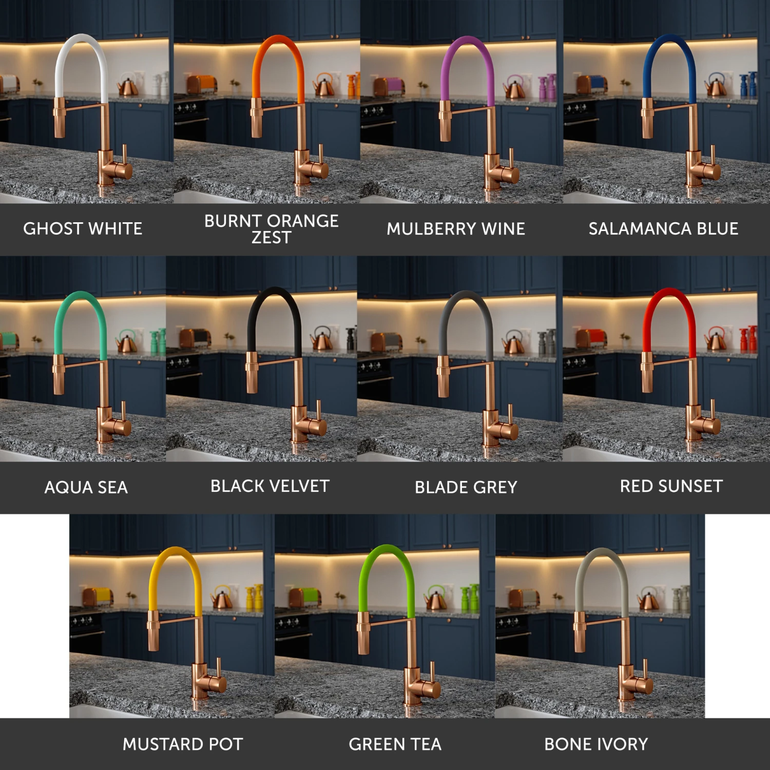 The Tap Factory Vibrance Tube Brushed Copper Mono Pull Out Kitchen Mixer Tap With Green Tea Spout 12 The Tap Factory Vibrance Tube Brushed Copper Mono Pull Out Kitchen Mixer Tap With Green Tea Spout - Image 12