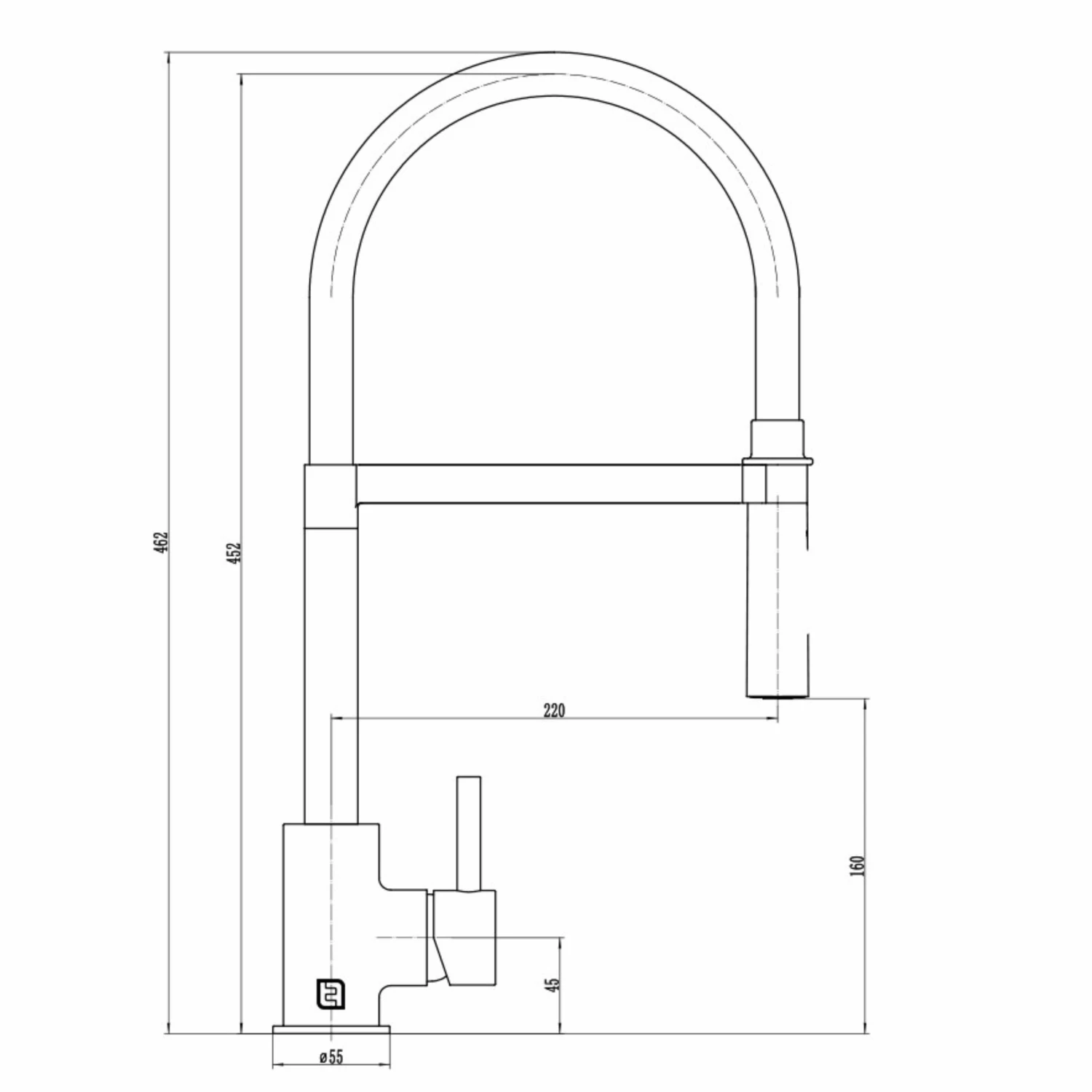 The Tap Factory Vibrance Tube Brushed Copper Mono Pull Out Kitchen Mixer Tap With Green Tea Spout 13 The Tap Factory Vibrance Tube Brushed Copper Mono Pull Out Kitchen Mixer Tap With Green Tea Spout - Image 13