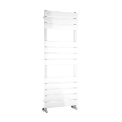 Brenton Avezzano Gloss White Flat Panel Heated Towel Rail - 1600 X 450mm -Vado Shop tis2082