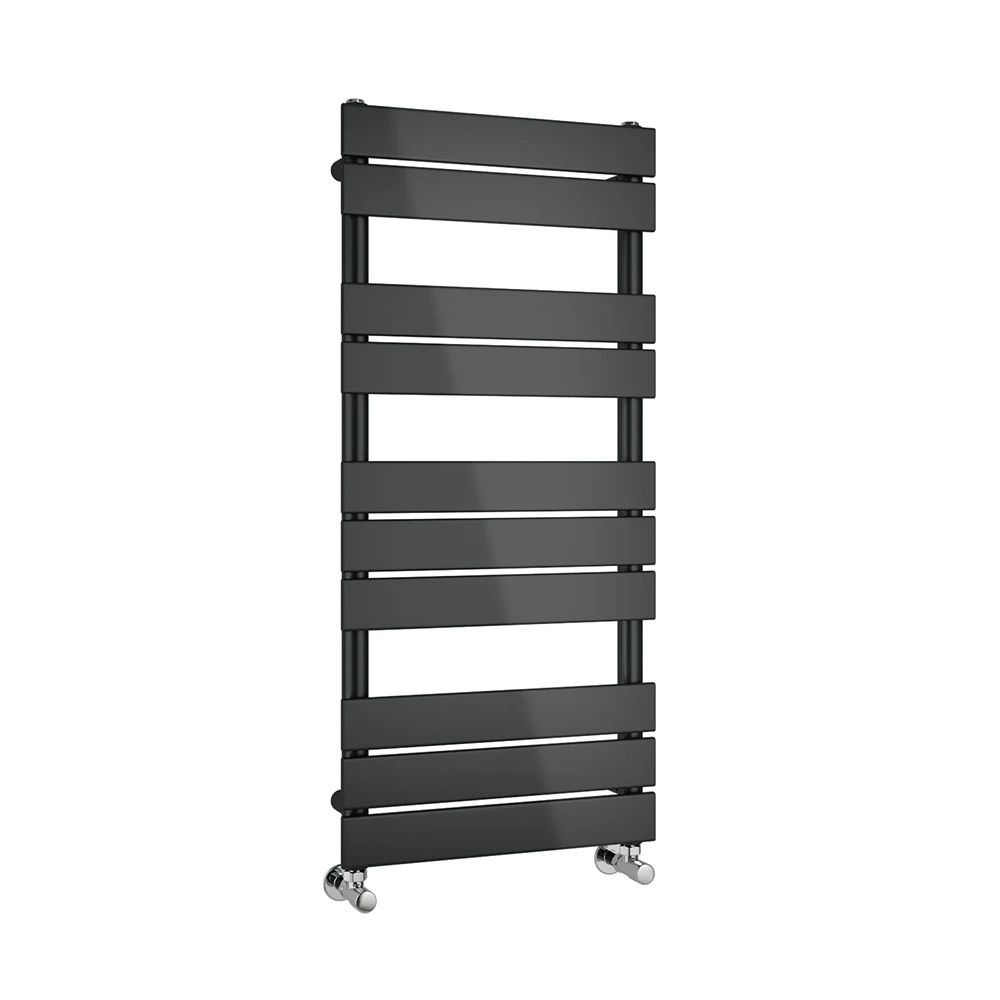Brenton Avezzano Matt Anthracite Flat Panel Heated Towel Rail - 1000 X 450mm 4 Brenton Avezzano Matt Anthracite Flat Panel Heated Towel Rail - 1000 X 450mm - Image 4