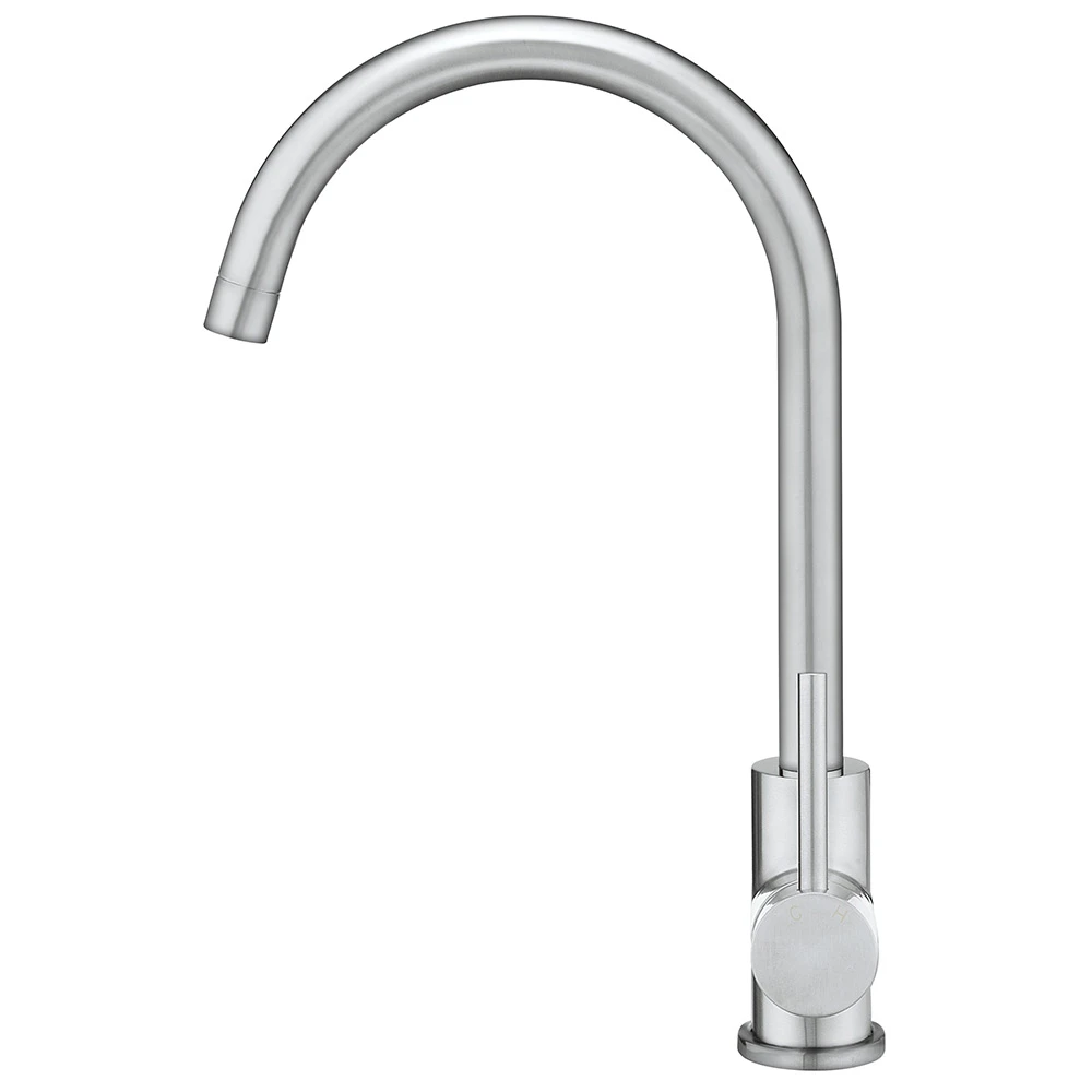 Crosswater MPRO Single Lever Mono Kitchen Mixer Tap - Brushed Stainless Steel 3 Crosswater MPRO Single Lever Mono Kitchen Mixer Tap - Brushed Stainless Steel - Image 3