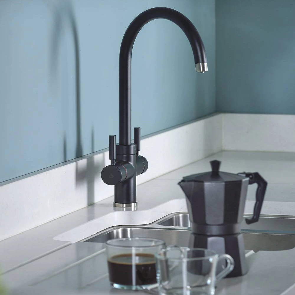 Abode Pronteau Prostream 3 In 1 Instant Hot Water Tap - Brushed Nickel 2 Abode Pronteau Prostream 3 In 1 Instant Hot Water Tap - Brushed Nickel - Image 2