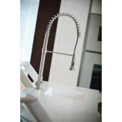 Abode Stalto Professional Mono Pull Out Kitchen Tap - Stainless Steel -Vado Shop tspss lifestyle 2