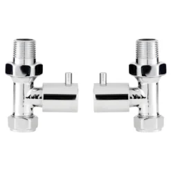 Hudson Reed Minimalist Straight Radiator Valves