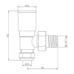 Hudson Reed Modern Angled Radiator Valves -Vado Shop ultra rv002 tech