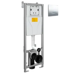 Vellamo Adjustable Height Wall Hung Concealed Toilet Mounting Frame & Cistern