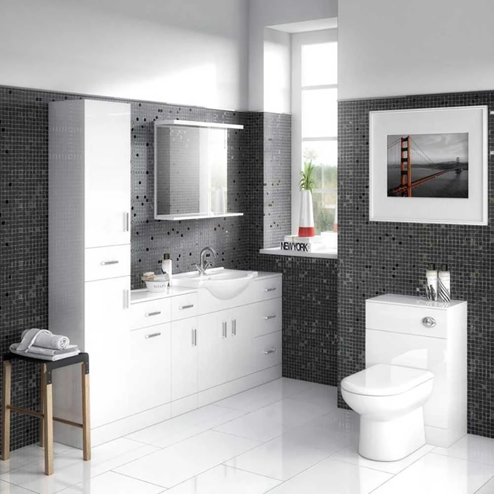 Vellamo Alpine 500mm Back To Wall WC Toilet Unit - 330mm Deep 2 Vellamo Alpine 500mm Back To Wall WC Toilet Unit - 330mm Deep - Image 2