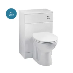 Vellamo Alpine 950mm 1 Door Combination Basin & Toilet Suite - Gloss White -Vado Shop vellamo alpine gloss white 500mm wc unit 4