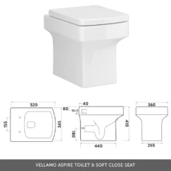 Harbour Icon 1100mm Right Hand Combination Bathroom Toilet & Sink Unit With Harbour Toilet And Cistern - Graphite Grey 23 Harbour Icon 1100mm Right Hand Combination Bathroom Toilet & Sink Unit With Harbour Toilet And Cistern - Graphite Grey -Vado Shop vellamo aspire back to wall toilet cutout and tech drawing 1 6