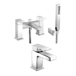 Vellamo Aspire Basin Mixer & Bath Shower Mixer Pack