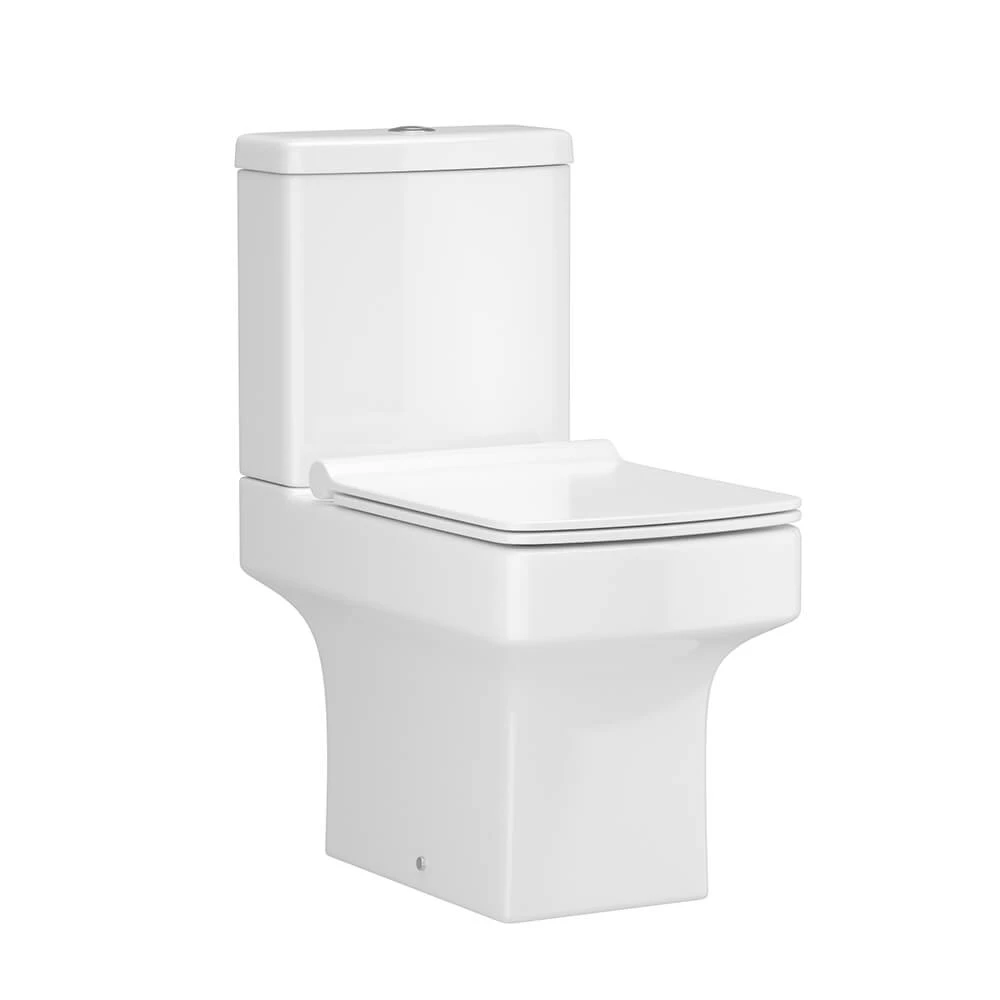 Vellamo Aspire Close Coupled Modern Square Toilet With Slimline Soft-Close Seat 10 Vellamo Aspire Close Coupled Modern Square Toilet With Slimline Soft-Close Seat - Image 10