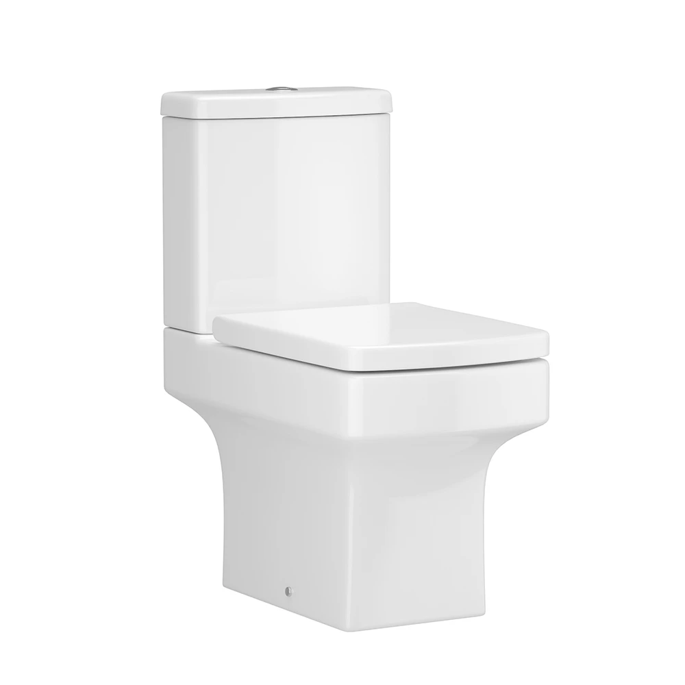 Vellamo Aspire Close Coupled Modern Square Toilet With Slimline Soft-Close Seat 6 Vellamo Aspire Close Coupled Modern Square Toilet With Slimline Soft-Close Seat - Image 6