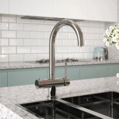 Vellamo Cappa Chrome Filtered Cold & Instant Boiling Water Tap With WRAS-Approved Boiler & Filter