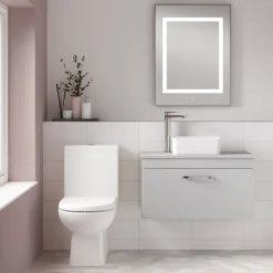 Vellamo City Modern Close Coupled Toilet With Soft Close Seat 10 Vellamo City Modern Close Coupled Toilet With Soft Close Seat -Vado Shop vellamo city modern close coupled toilet with soft close seat lifestyle