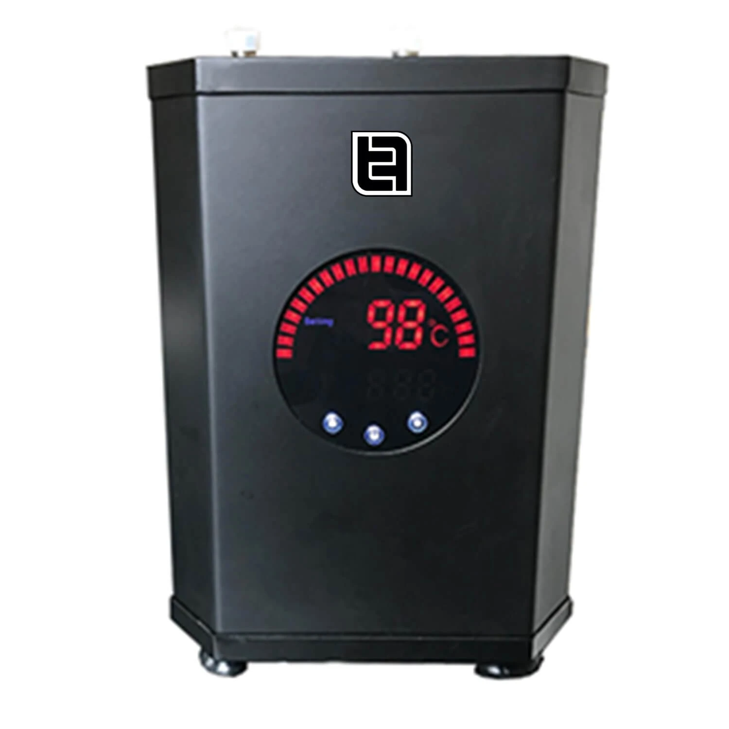 Vellamo Mokka Filtered Cold & Instant Boiling Water Tap With WRAS-Approved Boiler & Filter - Brushed Steel 2 Vellamo Mokka Filtered Cold & Instant Boiling Water Tap With WRAS-Approved Boiler & Filter - Brushed Steel - Image 2