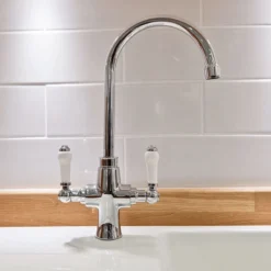 Butler & Rose Elizabeth Traditional Kitchen Mixer Tap Chrome