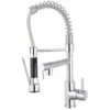 Vellamo Hanbury Baby Dual Spout Professional Pull Out Kitchen Mixer Tap - Polished Chrome