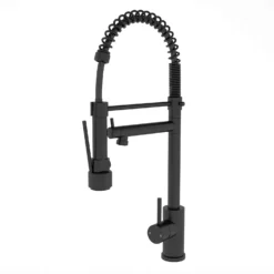 Vellamo Hanbury Professional Kitchen Pullout Spray Tap - Brushed Brass -Vado Shop vellamo hanbury matt black pullout kitchen tap cutout