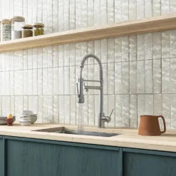 Vellamo Hanbury Professional Kitchen Pullout Spray Tap - Brushed Brass -Vado Shop vellamo hanbury pullout kitchen mixer brushed chrome lifestyle4