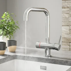 Vellamo Kaffe Plus WRAS Approved 3-in-1 Instant Boiling Water Tap With Boiler Unit & Filter
