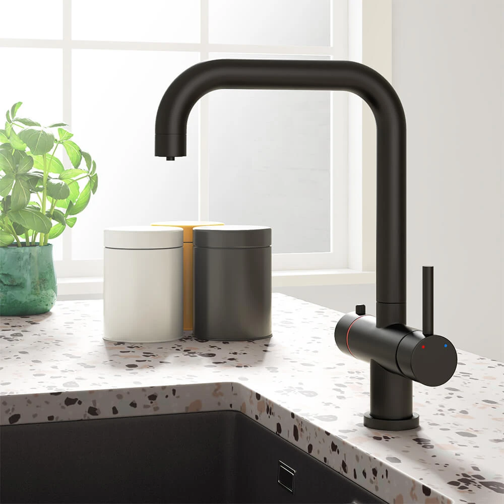Vellamo Kaffe Matt Black Instant Boiling Tap With WRAS-Approved Digital Boiler & Filter 3 Vellamo Kaffe Matt Black Instant Boiling Tap With WRAS-Approved Digital Boiler & Filter - Image 3