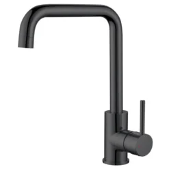 Vellamo Koro Single Lever Mono Kitchen Mixer Tap - Matt Black
