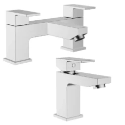 Vellamo Forte Basin Mixer & Bath Filler Value Pack