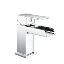 Vellamo Reve Waterfall Basin Mixer & Waterfall Bath Shower Mixer Value Pack -Vado Shop vellamo reve basin mixer tap waste chrome cutout