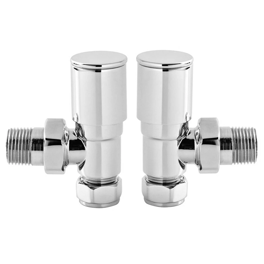 Brenton Round Angled Radiator Valves 1 Brenton Round Angled Radiator Valves