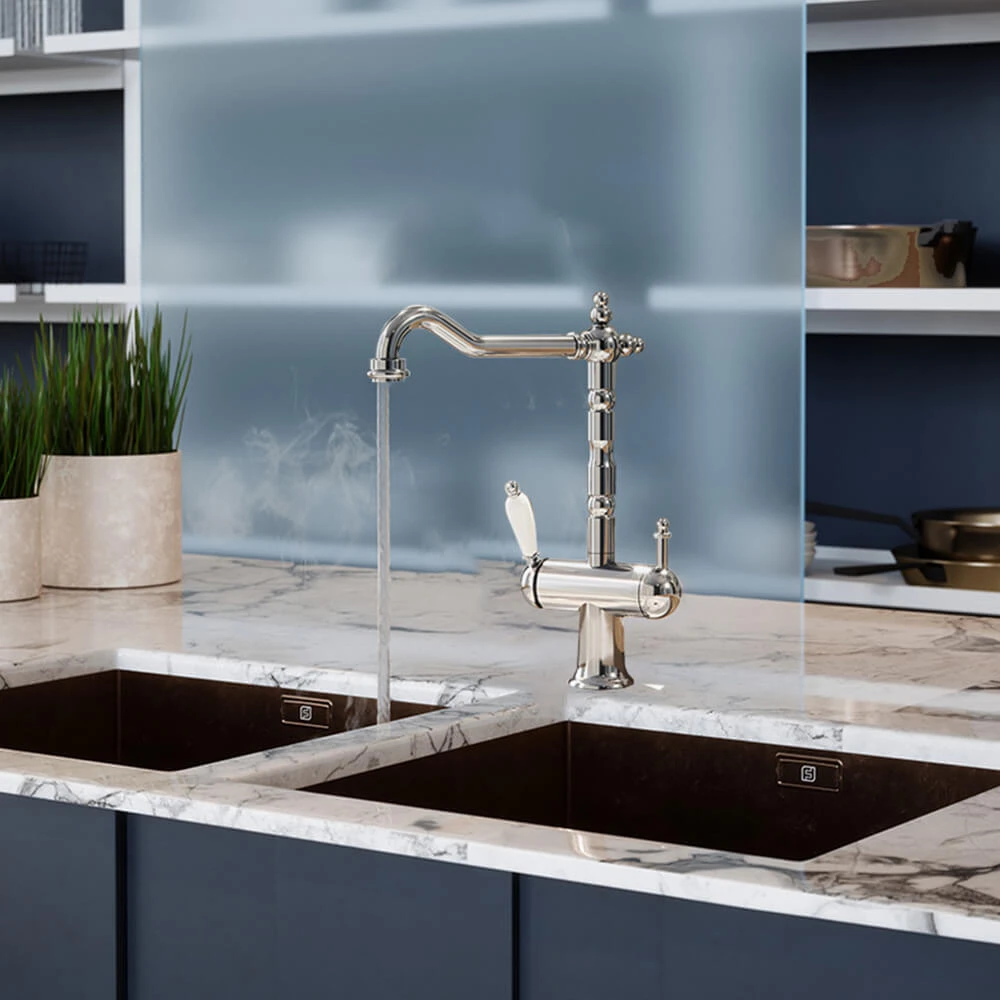 Vellamo Traditional 4 In 1 Instant Hot & Cold Boiling Water Tap With WRAS Approved Boiler Unit & Filter 4 Vellamo Traditional 4 In 1 Instant Hot & Cold Boiling Water Tap With WRAS Approved Boiler Unit & Filter - Image 4