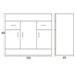 Jack Minimalist 1000mm White Gloss Floor Standing Vanity Unit & Basin 9 Jack Minimalist 1000mm White Gloss Floor Standing Vanity Unit & Basin -Vado Shop vtnb1000 tech1